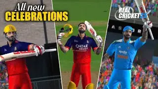 Real Cricket 25 V7+ New Celebrations Revealed 🔥| Fan Made Version Gameplay