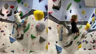 Side by Side Bouldering: Blue ball at VitaBeta | Flag leg