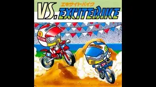 Vs  Excitebike Japan Famicon Head 2 Head split screen 2 player racing