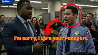 Racist TSA Agent Tears Up Black Traveler's Passport  Instantly Regrets it
