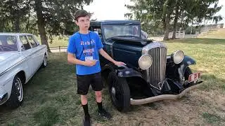 Rebel and the Rockne at the 2025 Intl Studebaker meet