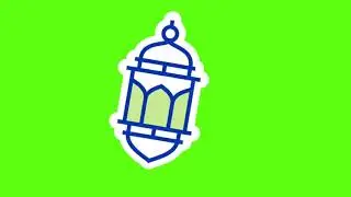 Ramadan Lantern | Ramadan Kareen | Animation Ramadan Kareen | green screen effects video