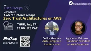 Zero Trust Architectures on AWS
