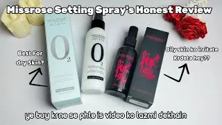 Missrose Viral Setting spray's Honest Review | keya ye kaam krte b hain ??