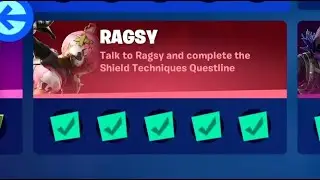 Talk to Ragsy and complete the Shield Techniques Questline - Complete Quests from Rasy