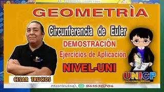 Geometr&iacute;a con Cesar Trucios DEMOSTRACI&Ograve;N  DE  LA   CIRCUNFERENCIA  DE EULER