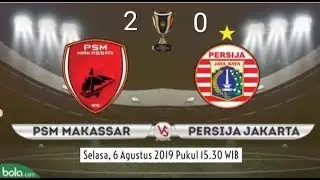 #PSM Makassar Vs Persija#(2-0) Cuplikan Final piala indonesia 2018/2019