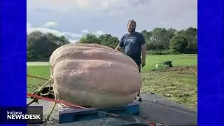 Owen County pumpkin breaks state record for biggest pumpkin ever