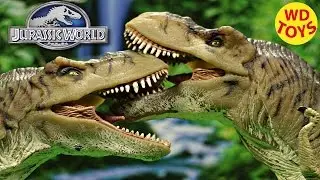Jurassic Park Thrasher T-Rex  Review Compare To Indominus Rex Jurassic World  By WD Toys