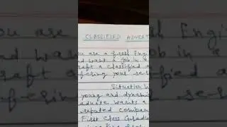 Situation Wanted (Classified Advertisement)