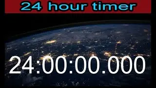 24 Hours Timer Countdown with Alarm Beep / 1 Day Timer 24 Hour - 24 Stunden mit Wecker Sound 24h