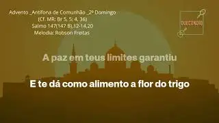 Advento  Antífona de Comunhão  2⁰ Domingo