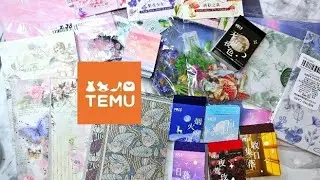 Massive Temu Craft Haul | Tons of Stickers 🚨30% OFF Coupon Code: sale7375🚨| With Product Links
