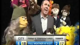 Puppets from The Magical Oak Tree with Mike Larkin on Channel 10