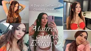 Day on Set: Mattress Actress Edition