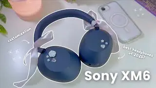 Sony WH-1000XM6 🍒 aesthetic unboxing, customization & set up | the best headphones of 2025?