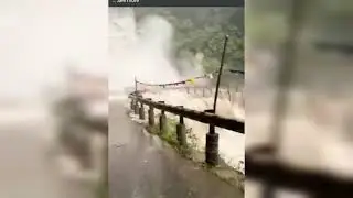 Sikkim landslide- north sikkim landslide- Lachung lachen landslide