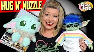 An Up Close Look At The Mattel HUG N' NUZZLE GROGU Plush