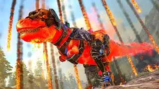 ABSURD EVOLUTION! LEGENDARY ALPHA REX REACHES 2 BILLION POWER! ARK MODS T3 #34