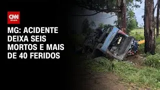 &Ocirc;nibus de turismo capota, deixa seis mortos e mais de 40 feridos em MG | CNN NOVO DIA