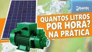 BOMBA Solar Baixo Custo SUPER PODEROSA, com 1 Placa Solar já Funciona