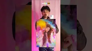 Holi Enjoy 😎 Creative Photo Editing Tutorial / #picsart #photography #shortvideo