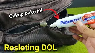Ternyata cukup pake TRIK ini, Resleting Rusak jadi aman selamanya !!