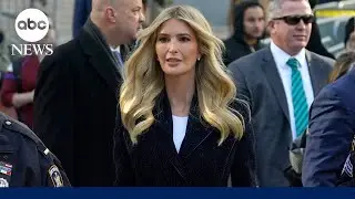 Ivanka Trump arrives at court to testify in her father's civil trial