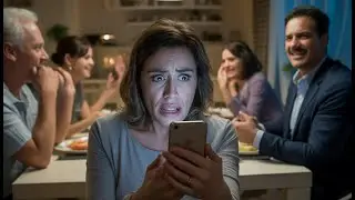 No meu aniversário, peguei o celular do meu marido e descobri a traição diante da família