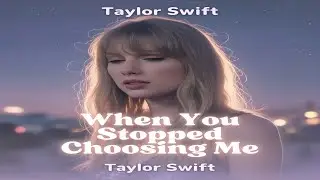 When You Stopped Choosing Me | Taylor Swift | Emotional Pop Song