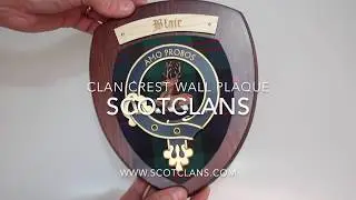 Clan Crest Wall Plaque @ScotClans