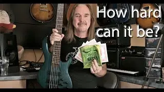 How to Fit Bass Strings so They STAY IN TUNE