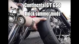 Royal Enfield Continental GT 650 quick mods weight saving - 🏁The Caffeine Racer🏁 🇬🇧 ☕🏍️