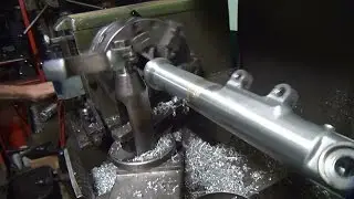 39mm fork slider cutting #102 turning narrow glide Harley dyna sportster FXR bobber chopper