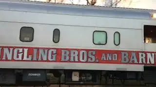 ingling Brothers and Barnum & Bailey Circus Train heading south at Madisonville, Ky.