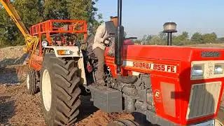 Swaraj 855 Tractor blasting compressor || Dubble Compressor || well blasting || new model swraj 855