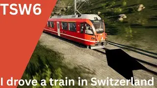 So i drove a train in Switzerland?! (TSW6 PS5)