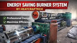 Energy Saving Gas Burner | Plastic Recycling Machine Insulated Covers | Power Saving Technology 🔥♻️