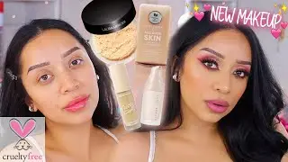 FULL FACE OF CRUELTY FREE MAKEUP + DOSSIER PERFUME | DRUGSTORE & HIGH END