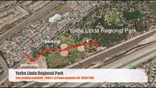HeartsRoute 01 - Yorba Linda Regional Park : Beginner safe road bike route