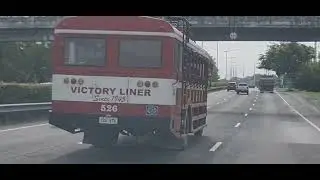 An old Victory Liner bus in NLEX
