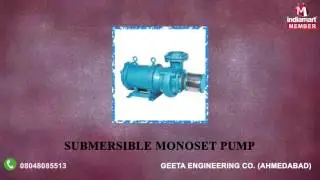 Submersible Pump Set And Borewell Pump by Geeta Engineering Co., Ahmedabad