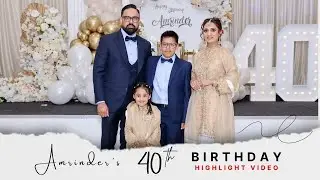 Amrinder 40th Birthday - Highlight - Gold Sweets and Gold Receptions Carrum Downs #melbourne