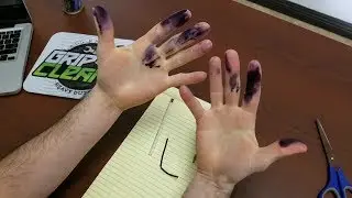 Best way to clean/remove ink from your hands!
