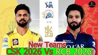 New Teams | CSK 2026 Vs RCB 2026 | IPL 2026 #cricket24 #gaming #cricket26