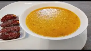 веганский вегетарианский суп из ячменной манной крупы богатый и очень хороший