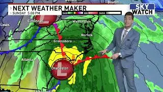A big storm system looks to bring rain and wind into the Carolinas this weekend. (Posted 12-13-23)