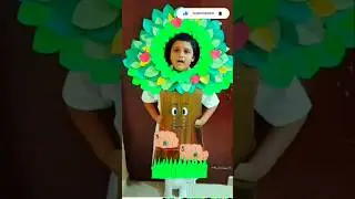 Fancy Dress Tree Costume For School Competition #ytshorts #tree#trending #shorts