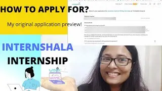How to apply for Internshala Internship My application preview