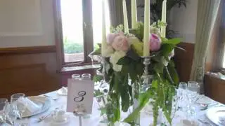 Wedding Decor Chair Covers & Candelabras- Designer chair covers to go